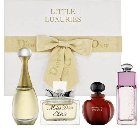 dior ladies miniature fragrance gift sets|christian Dior perfume sampler set.